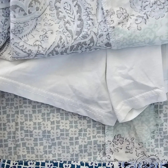 Paisley Floral Stretch Skort Womens Size 12 Pockets - Picture 6 of 7